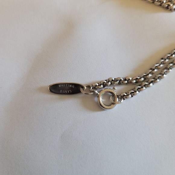 Whiting and Davis Vintage Glass Cameo - Picture 2 of 5